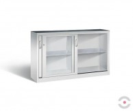 Dirbtuviu-spintele-akrilo-stiklo-stumdomomis-durimis-2x1-lentynos-plotis-1600-mm-aukstis-1000-mm-gylis-400-mm-pilka