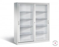 Dirbtuviu-spinta-akrilo-stiklo-stumdomomis-durimis-4-lentynos-plotis-1200-mm-aukstis-1950-mm-gylis-600-mm-pilka