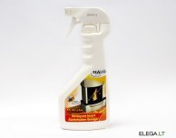 Fireplace glass cleaning tool