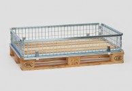 G8H250 galvanized wire container