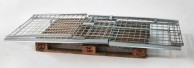G12 galvanized wire containers, folded