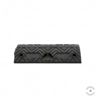 Juodas, vidurinis, tiesus greičio kalnelio elementas 400x500x50 mm, su montavimo iškilimu ir įdubimu-4