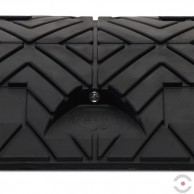 Juodas, vidurinis, tiesus greičio kalnelio elementas 400x500x50 mm, su montavimo iškilimu ir įdubimu-7