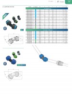 45 laipsnių sujungimo jungtis suslėgto oro sistemoms serijai SR-3
