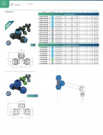 T formos sujungimo jungtis suslėgto oro sistemoms serijai SR-3