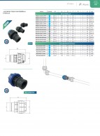 Aliuminis tiesus moteriškas fitingas suslėgto oro sistemoms, serija SR-2