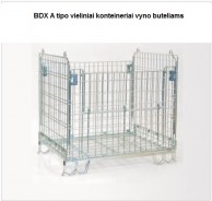 BDX A tipo vieliniai konteineriai vyno buteliams