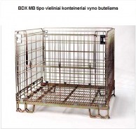 BDX MB tipo vieliniai konteineriai vyno buteliams