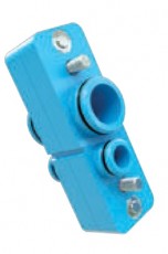 Tiesi jungtis aliuminio profiliui suslėgto oro sistemoms serija S2 