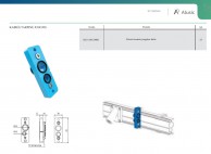 Kairioji jungtis aliuminio profiliui suslėgto oro sistemoms serija S2 02