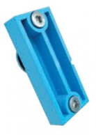 Kairysis galinis dangtelis aliuminio profiliams suslėgto oro sistemose serija S2 01