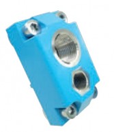 Horizontalus priekinis blokas 1- 2 colio su 25 mm  ir 1-4 colio su 16 mm kiauryme 02