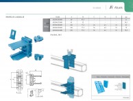 Profilio laikiklis apkrovai iki 100 kg suslėgto oro SA sistemoms 02
