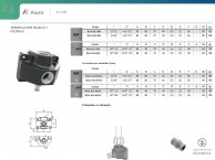 Terminalo blokai iš poliamido su aliuminiu su 1 išėjimu