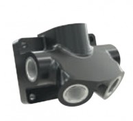 Suslėgto oro sistemų terminalų blokai iš poliamido su aliuminiu su 4 išėjimais 01