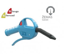 Saugus ir tylus žemo slėgio oro pistoletas100 mm plastiko antgaliu