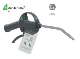 Standartinis ATEX pistoletas sulėgtam orui su 100 mm plieniniu antgaliu