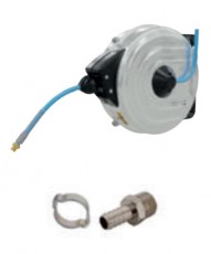 Automatiškai reguliuojama nerūdijančio plieno ritė 15-12 m žarnoms PU tipo