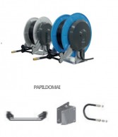 Automatinės atviro tipo ritės 10-12-25 m suslėgto oro žarnai su BSP sriegiu išleidime 02