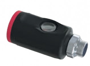 Saugios mygtukinės jungtys suslėgto oro sistemoms