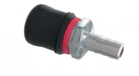 Saugi slanki greito sujungimo jungtis ISO 6150 B-12 DN 6 su siauru antgaliu žarnai