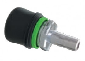 Saugi greito sujungimo jungtis ARO 210 profilis DN 5,5 su plonu adapteriui žarnai