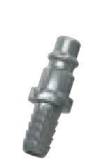 Nerūdijančio plieno ISO 6150 B-12 DN 6 jungtis su žarnos antgaliu