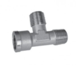 AC330 standartinė šoninė moteriška-vyriška T jungtis suslėgto oro sistemoms