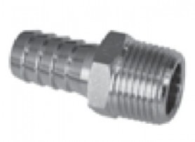 AC490 vyriškas kūginis žarnos galo adapteris suslėgto oro sistemoms