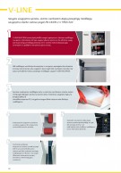 V-LINE-CLASSIC-90 600 mm pločio vienos spalvos spinta su vertikaliais stalčiais 01