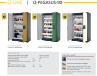 Q-Line PEGASUS 90, degiųjų medžiagų saugojimo spintos, durys atidaromos viena ranka-02