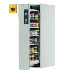 V-MOVE-90 449 mm pločio vienos spalvos spinta su elektronine vertikalia stalčiaus automatine uždarymo sistema