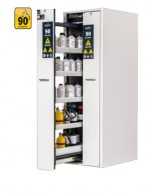 V-LINE-CLASSIC-90 600 mm pločio vienos spalvos spinta su vertikaliais stalčiais