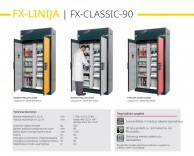 FX-LINE CLASSIC 90, 1193 mm pločio spintos su recirkuliacinio oro filtravimu degiems ir pavojingiems produktams 01