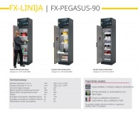 FX-LINE PEGASUS-90, 599 mm pločio spintos be pertvaros, su recirkuliacinio oro filtravimu 01