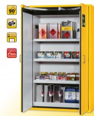 S-LINE CLASSIC-90 1196x616x1968 mm aukščio saugios spintos degioms ir šiek tiek agresyvioms pavojingoms medžiagoms