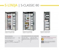 S-LINE CLASSIC-90 MV WDAS saugios spintos degioms ir šiek tiek agresyvioms pavojingoms medžiagoms