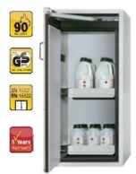 S-LINE CLASSIC-90 1298 mm aukščio, 616 mm pločio saugios spintos degioms ir šiek tiek agresyvioms pavojingoms medžiagoms 02