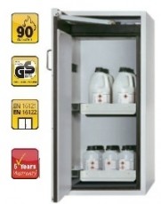 S-LINE CLASSIC-90 596x616x1298 mm saugios spintos degioms ir šiek tiek agresyvioms pavojingoms medžiagoms