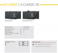 S-LINE CLASSIC-30, 995x470x482 mm saugios spintelės degioms ir agresyvioms pavojingoms medžiagoms 01