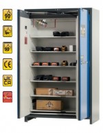 ION PRO 90 1193x615x1953 mm spintos saugiam ličio jonų akumuliatorių saugojimui 02