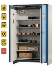 ION PRO 90 1193x615x1953 mm spintos saugiam ličio jonų akumuliatorių saugojimui be įkrovimo