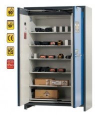 ION CORE 90 1193x615x1953 mm spintos su 3-6 lentynomis saugiam ličio jonų akumuliatorių saugojimui