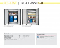XL-LINE CLASSIC 90 1555x1018x2324 mm saugos spintos didelių konteinerių ir 200 l statinių laikymui 04