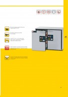 UB-LINE saugios spintelės statomos po stalu, neribotam degiųjų pavojingų medžiagų laikymui darbo vietose 03