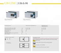 UB-LINE UB-S-90 893x574x600 mm,1 durų saugios spintelės 02