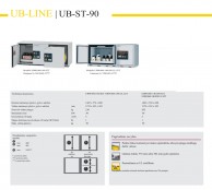 UB-LINE UB-ST-90 1402x574x600 mm saugios, statomos po stalu spintelės, neribotam degiųjų pavojingų medžiagų laikymui darbo vietose 01