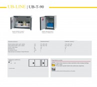 UB-LINE UB-T-90 su atveriamomis durimis 600 gylio saugios spintelės 02