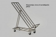 Ekspozicijos stovas iš nerūdijančio plieno