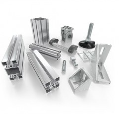 6 mm griovelių AC 6, 30 serijos aliuminio profiliai